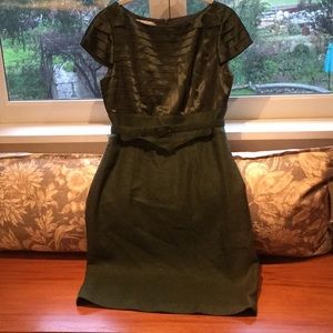 Kay Unger Forest Green Dress